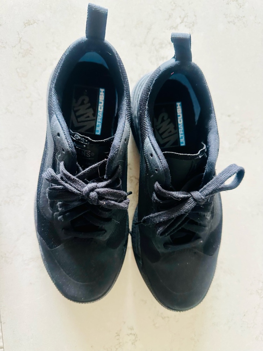 Vans Men’s Black Slip-On Style Lace Sneakers